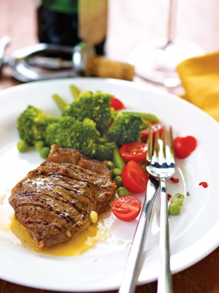 Просто&Вкусно - Мясо и птица - Рибай стейк с овощами