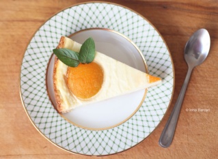 Просто&Вкусно -  - Творожный пирог с персиками