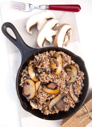Просто&Вкусно - Основные блюда - Гречневая каша с грибами