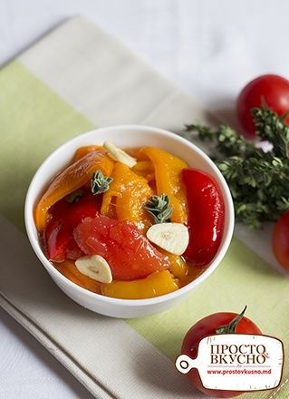 Просто&Вкусно - Салаты - Салат из перцев и помидоров