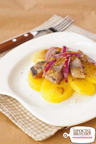 Просто&Вкусно - Салаты - Картофельный салат с сельдью