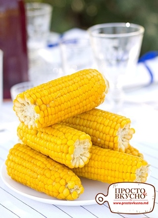 Просто&Вкусно - Закуски - Отварная кукуруза со сливочным маслом