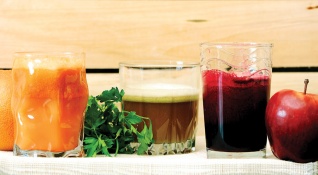Просто&Вкусно - Напитки - Сок из моркови, грейпфрута и имбиря.