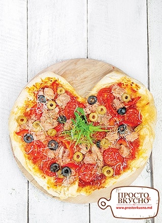 Просто&Вкусно - Основные блюда - Пицца с тунцом и оливками