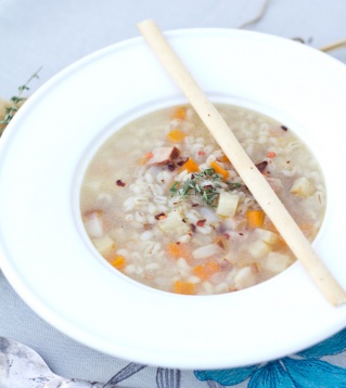 Просто&Вкусно - Супы - Граубюнденский суп с перловкой