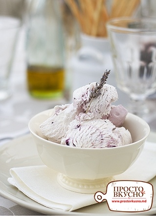 Просто&Вкусно - Десерты - Сорбет с голубикой и лавандой