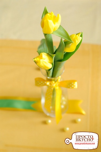 Просто&Вкусно - Весенняя сервировка - Жёлтые тюльпаны
