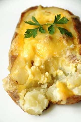 Просто&Вкусно - Основные блюда - Печеная картошка с начинкой