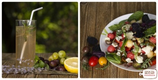 Просто&Вкусно -  - Салат Estate pazza (Безумное лето)  и Лавандовый лимонад