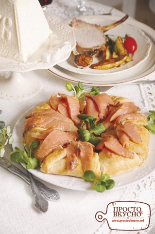 Просто&Вкусно - Рыба и морепродукты - Картофельная галета с копченым лососем