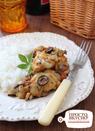 Курица по средиземноморски
