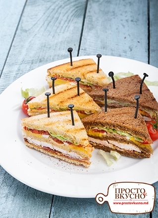 Просто&Вкусно - Закуски - Клубный сэндвич