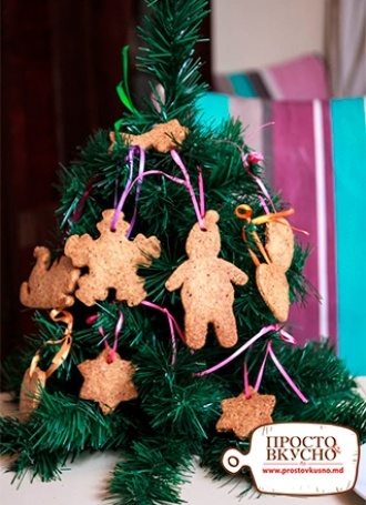 Просто&Вкусно - Новогоднее печенье - Ореховое печенье на ёлку
