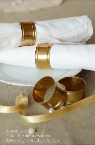 Просто&Вкусно - Новогодняя сервировка - Золотые кольца