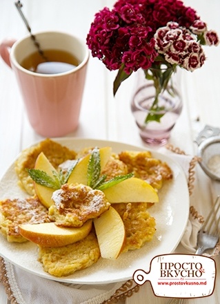 Просто&Вкусно - Завтраки - Оладьи из яблок и груш