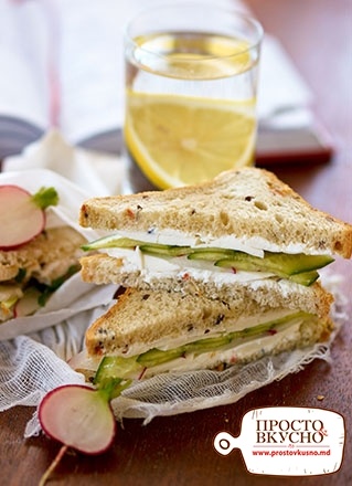 Просто&Вкусно - Закуски - Cэндвичи с редисом
