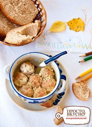 Просто&Вкусно - Мясо и птица - «Ёжики» в сметанном соусе