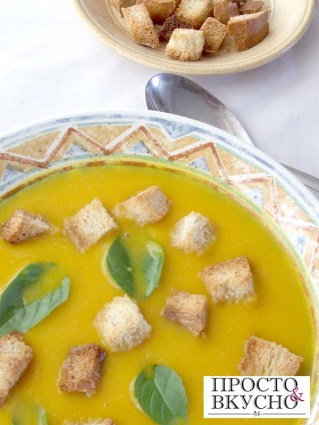 Просто&Вкусно - Супы - Тыквенный крем-суп