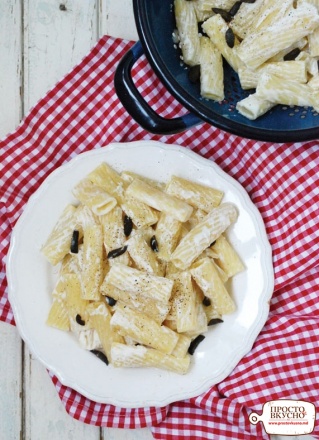 Просто&Вкусно - Паста и макароны - Ригатони с козьим сыром