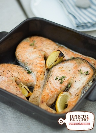 Просто&Вкусно - Рыба и морепродукты - Форель с солёными лимонами