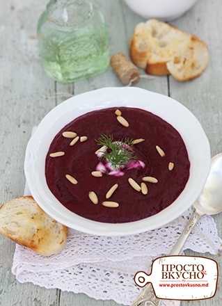 Просто&Вкусно - Pentru copii - Supă–cremă din sfeclă roșie