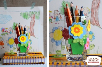 Просто&Вкусно - Hand-made cu copii - Pahar pentru creioane