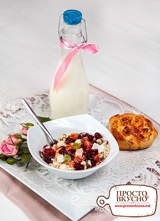 Просто&Вкусно - Завтраки - Домашние мюсли с мёдом
