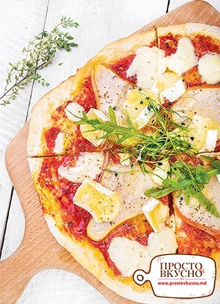 Просто&Вкусно - Быстрые ужины - Пицца с грушами и сыром бри