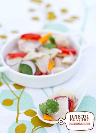 Просто&Вкусно - Gustări - Ceviche din pește alb 