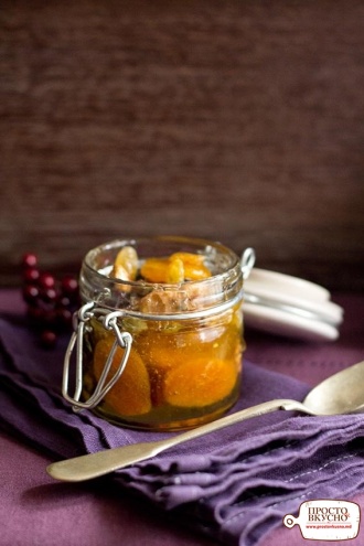 Просто&Вкусно - Вкусные подарки - Орехи и курага в меду в баночке