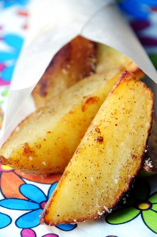 Просто&Вкусно - Детские блюда - Картофельные ломтики с паприкой и сыром